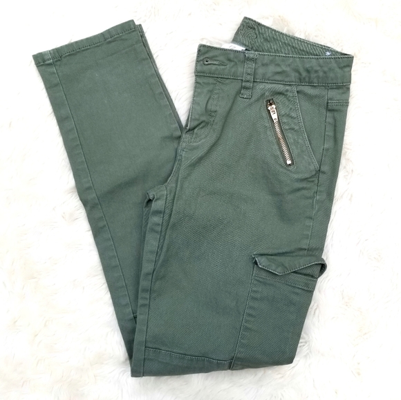 Justice Other - Justice army green skinny moto pant cargo 12 girls